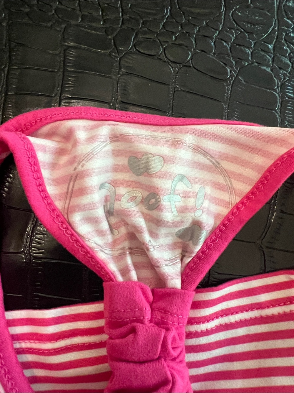 Hot Pink Striped Tank & Jogger Sleep Set nwot - Picture 6 of 6